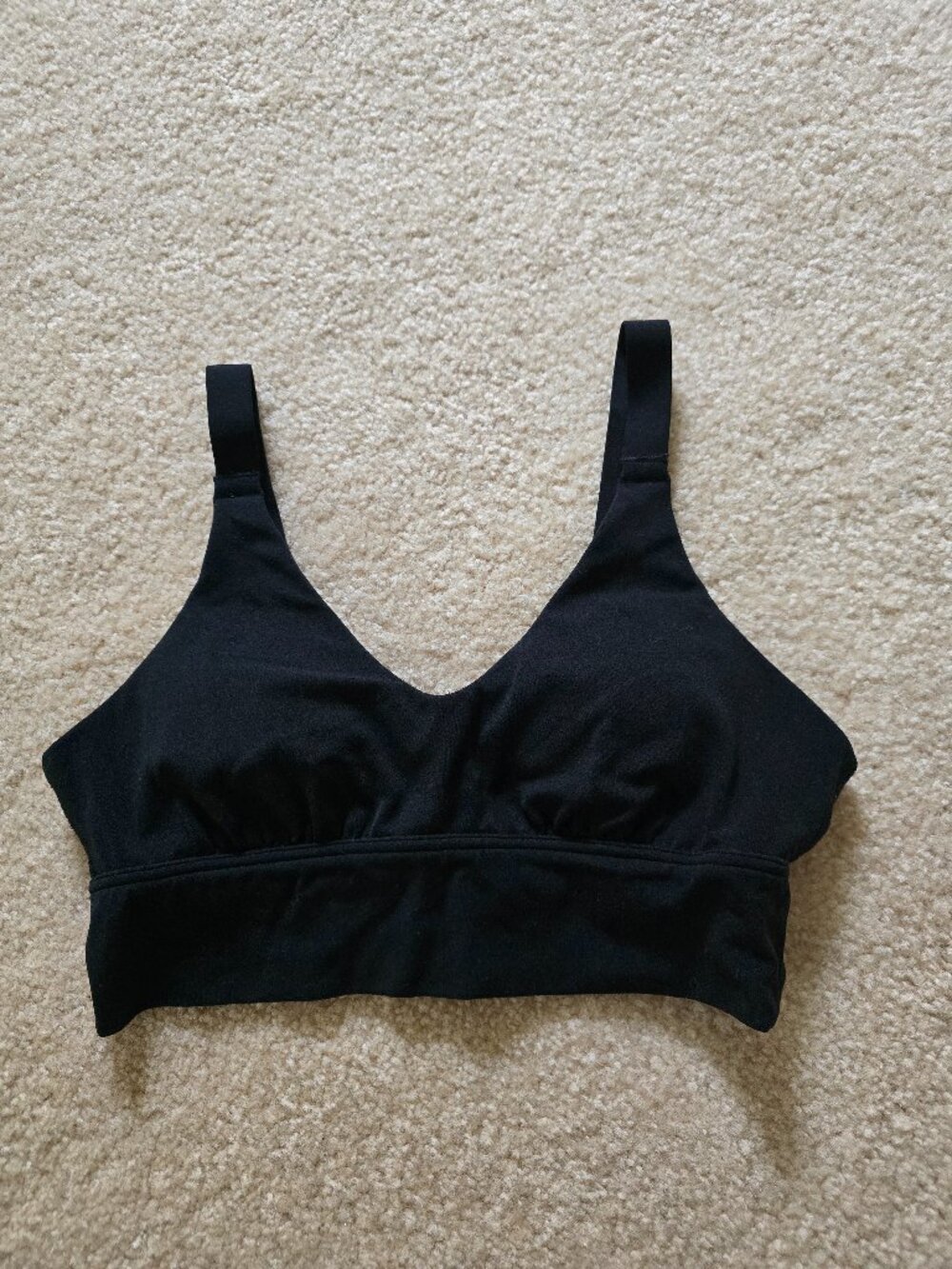 Aerie Offline Black Ballet Back Sports Bra